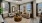 a living room with a large window