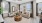 a living room with a large window